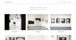 Desktop Screenshot of letiziawerth.com